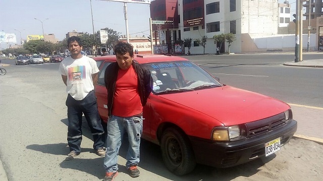 Caen 2 sujetos por presunta extorsión en Nuevo Chimbote, pedían dinero por vehículo robado