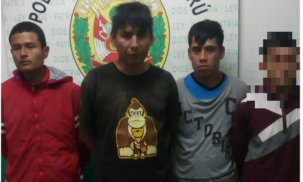 Cuatro sujetos son detenidos por resistirse a la autoridad en el distrito de Santa