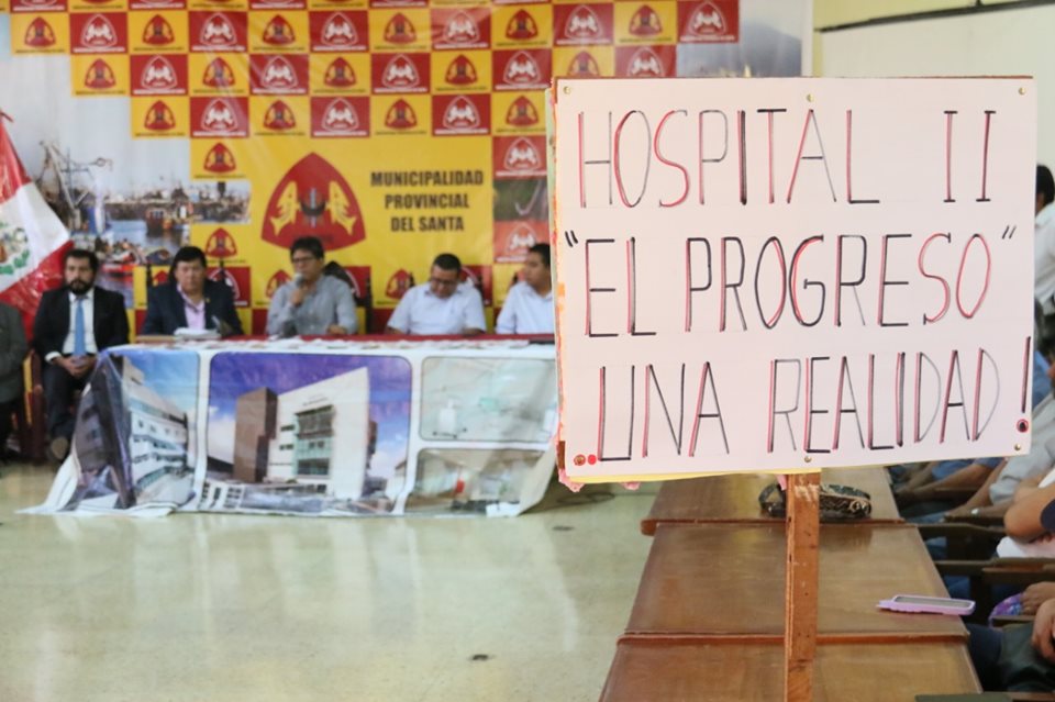 Chimbote: pueblos reiteran respaldo a construcción de hospital en “El Progreso”
