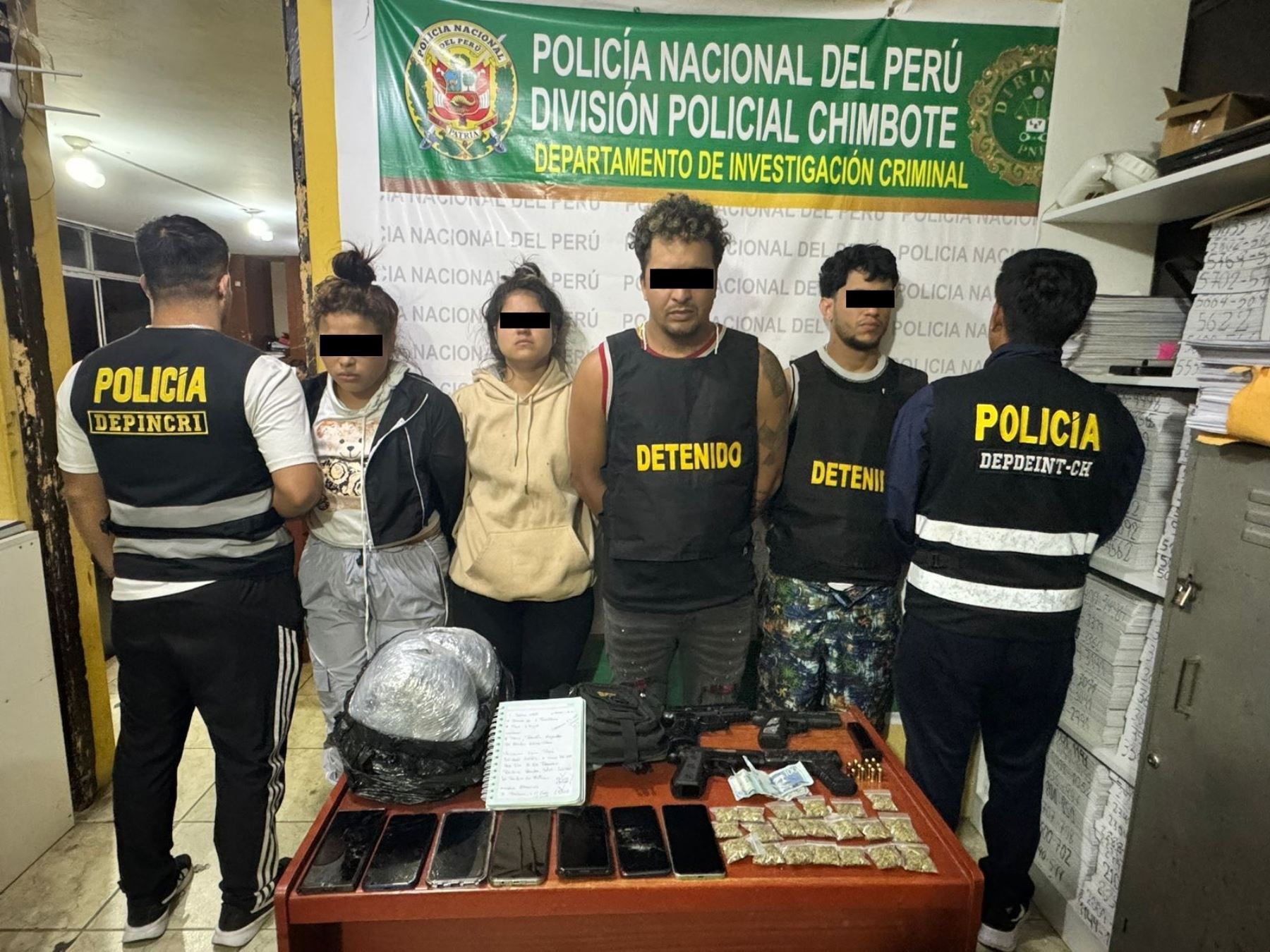 Áncash: capturan a cuatro presuntos integrantes de banda “Los Gallegos del Tren de Aragua”