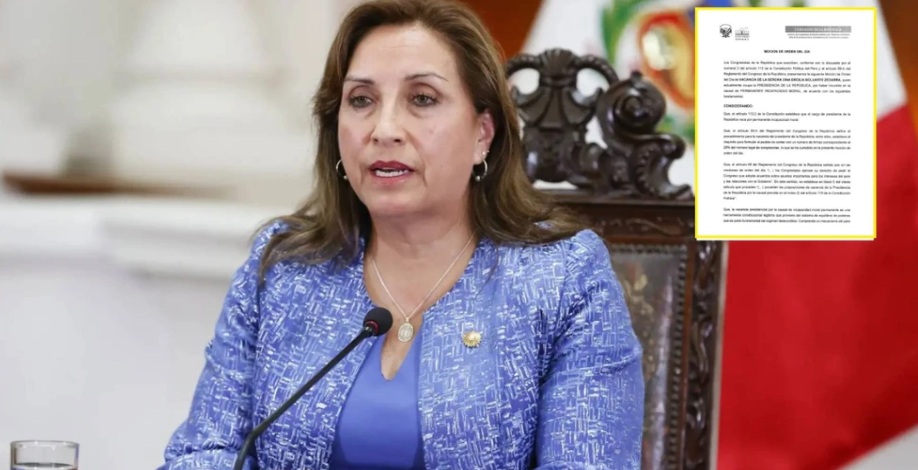 Bancadas del Congreso presentan mociones de vacancia contra Dina Boluarte