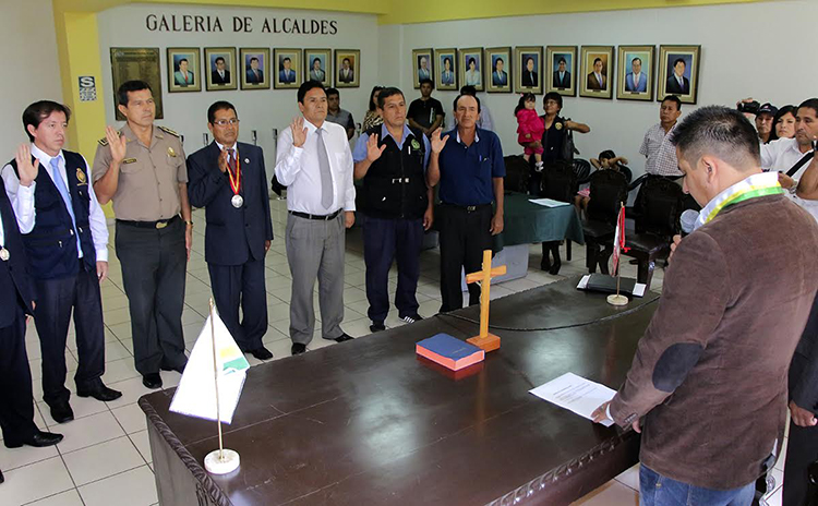 Casma: Juramenta la directiva del Coprosec para el periodo 2016