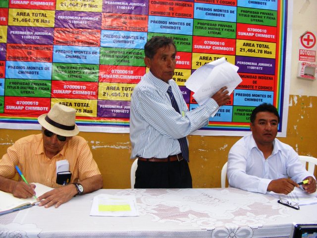 Presidente de la Comunidad Indígenas dice que regalarán 1,800 lotes en Nuevo Chimbote 