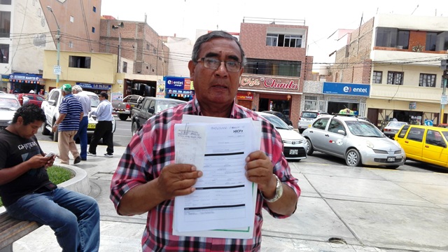 Dirigente gremial denunció a Banco de Crédito por presuntos cobros dudosos en Chimbote