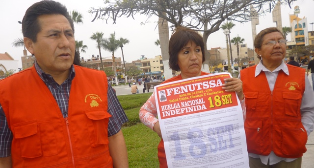  Trabajadores del sector salud iniciarán huelga indefinida el 18 de setiembre
