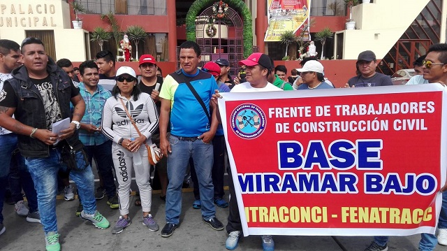 Denuncian presuntos cobros de cupos a trabajadores en obra de redes de gas en Nuevo Chimbote