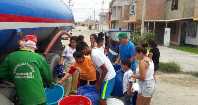 Sedachimbote: desde este miércoles habrá restricción de agua en Nuevo Chimbote