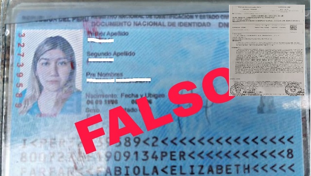Mujer fue descubierta pretendiendo recoger encomienda con DNI falsificado en Chimbote