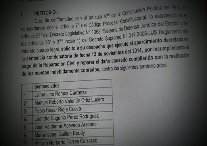 Procuraduría solicita que se cumpla con devolver dinero de dietas por exregidores de la MPS