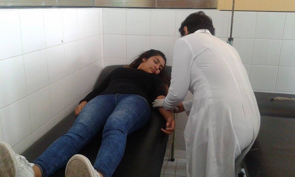 Chimbote: unas 21 personas donaron sangre en “La Caleta” para población de bajos recursos 
