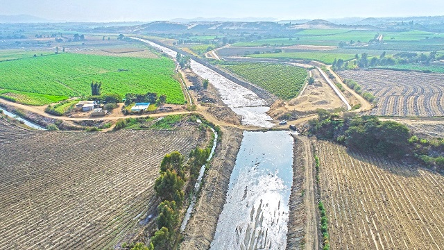 Chinecas culmina trabajos de limpieza y descolmatación del dren Lacramarca