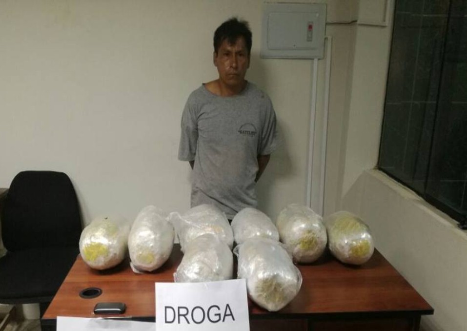 Huarmey: detienen a sujeto con ocho kilos de marihuana en un caserío del distrito de Malvas