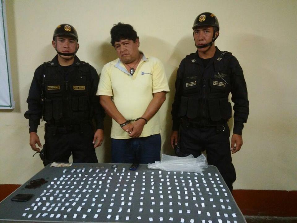 Chimbote: detienen a dos sujetos que al parecer pretendían pasar droga