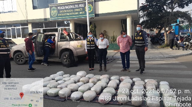 Fiscalía tiene 15 días para investigar a pareja que cayó con 115 kilos de droga en Santa