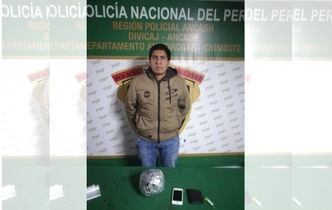 Chimbote: Intervienen a sujeto con casi 1 kilo de marihuana por “Antenor Orrego”