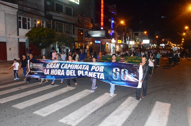 Hora del Planeta se cumplió en Nuevo Chimbote 