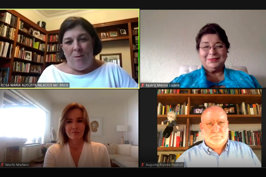 Marilú Martens y Beatriz Merino analizaron realidad de la educación nacional junto a directores de colegios