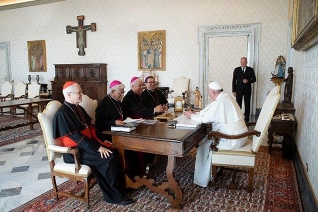 El Papa Francisco recibió a la presidencia del Celam