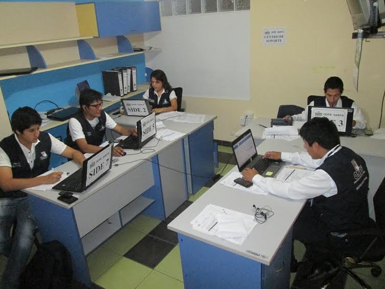 ODPE-Santa realizó puesta a cero del centro de cómputo a las 7:30 a.m.