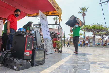 Recolectan tonelada y media de aparatos eléctricos y electrónicos en desuso durante campaña  