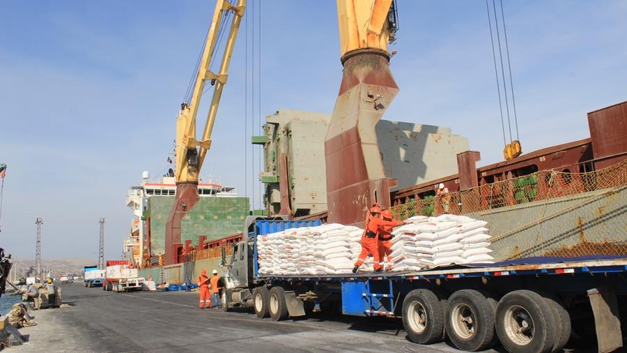 Terminal Portuario de Chimbote logró embarcar 10 mil toneladas de azúcar