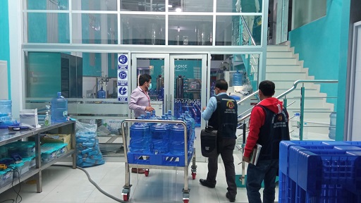 Chimbote: comuna inspecciona a empresas embotelladoras de agua de mesa