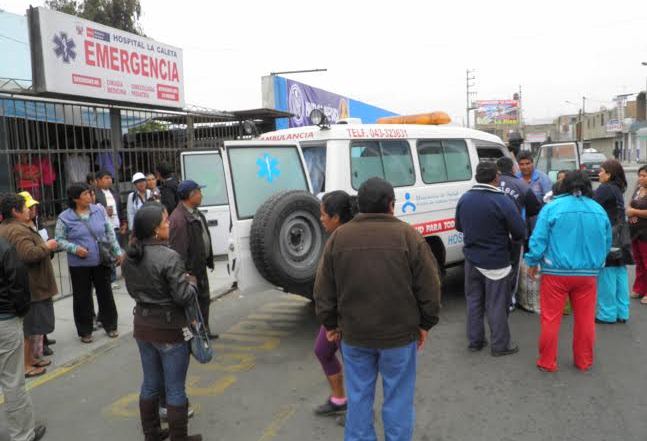 Chimbote: balearon a joven carterista en el frontis de su vivienda 