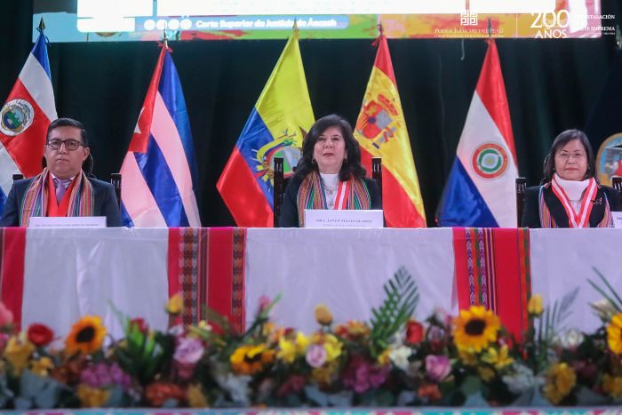 Presidenta del Poder Judicial : “Acceso a la justicia es la columna vertebral de la democracia”