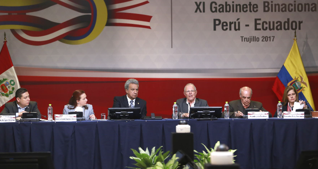 Mandatarios de Perú y Ecuador suscribieron hoy  la Declaración de Trujillo