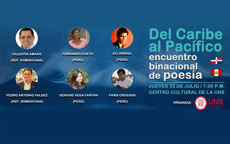 Chimbote: Escritores dominicanos y peruanos se unen en Encuentro Binacional de Poesía