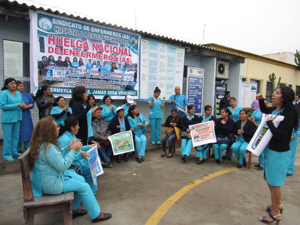 Chimbote: enfermeras de "La Caleta" inician su huelga indefinida este lunes