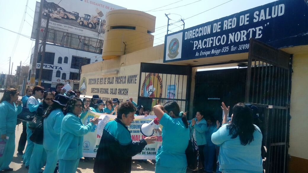 Chimbote: enfermeras de La Caleta, Regional y postas retoman sus labores tras suspenderse huelga