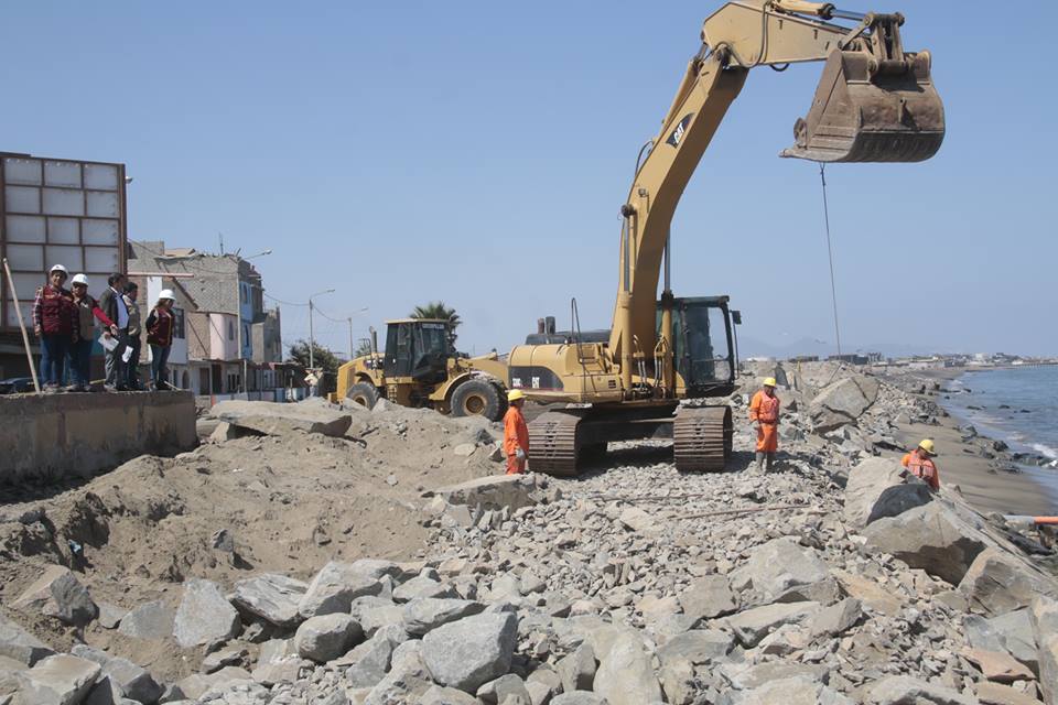 Chimbote: En dos meses culminará obra de enrocado en “La Libertad”