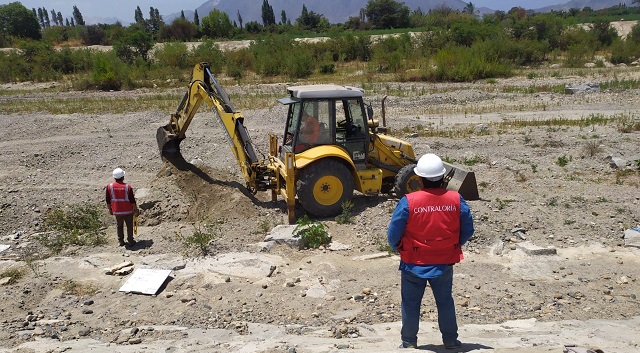 Contraloría determinó perjuicio de S/ 1.5 millones en obra de enrocado de río Casma