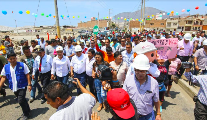 Chimbote: inician construcción de enrocado en zona costera de Miramar 