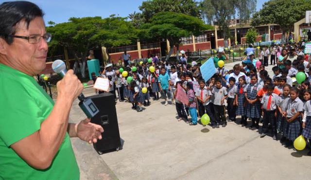 Alcalde Gasco entrega importantes obras a los alumnos del colegio “Quiñones 