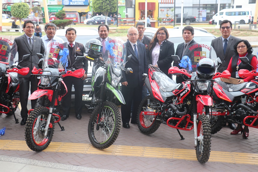 Poder Judicial obtiene siete nuevas motocicletas para notificaciones en Casma y Huarmey
