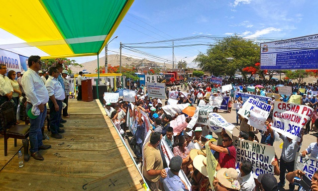 Casma: GRA inicia construcción de pistas y veredas en 80 por ciento del casco urbano