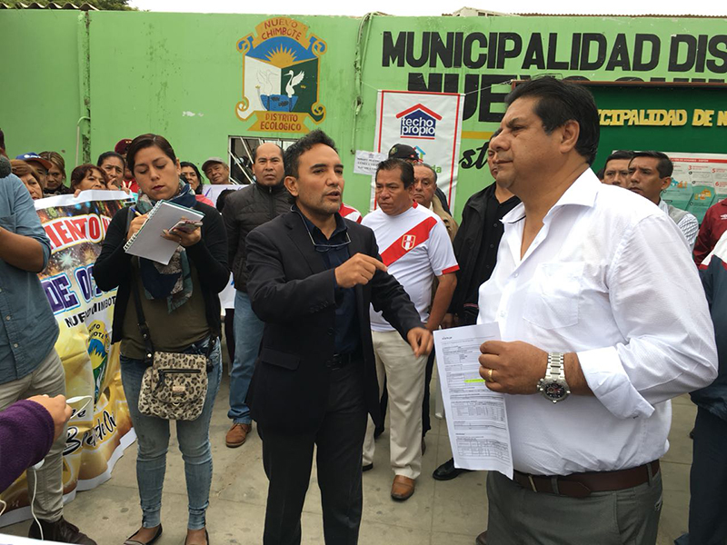 Alcalde Valentín Fernández entrega por cuarta vez unidad ejecutora de obra en “Tres de Octubre”