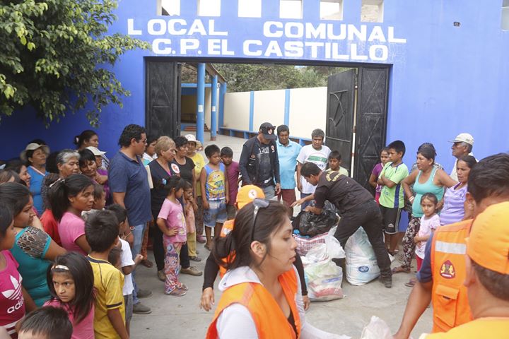 Municipalidad provincial entregó hoy alimentos en poblados del valle del Santa