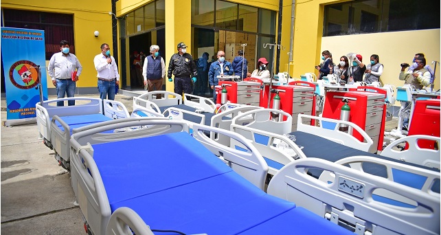 Llegan más equipos adquiridos por el gobierno regional para la lucha contra el coronavirus en Áncash