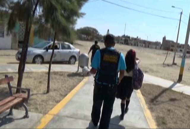 Nuevo Chimbote: Escolar es hallada en parque con hombre de 33 años