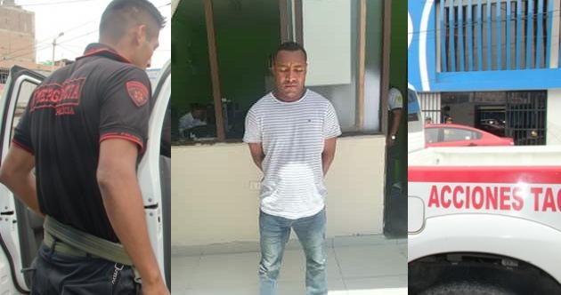 Intervienen a colombiano acusado de presuntamente haber robado celulares de tienda en Chimbote