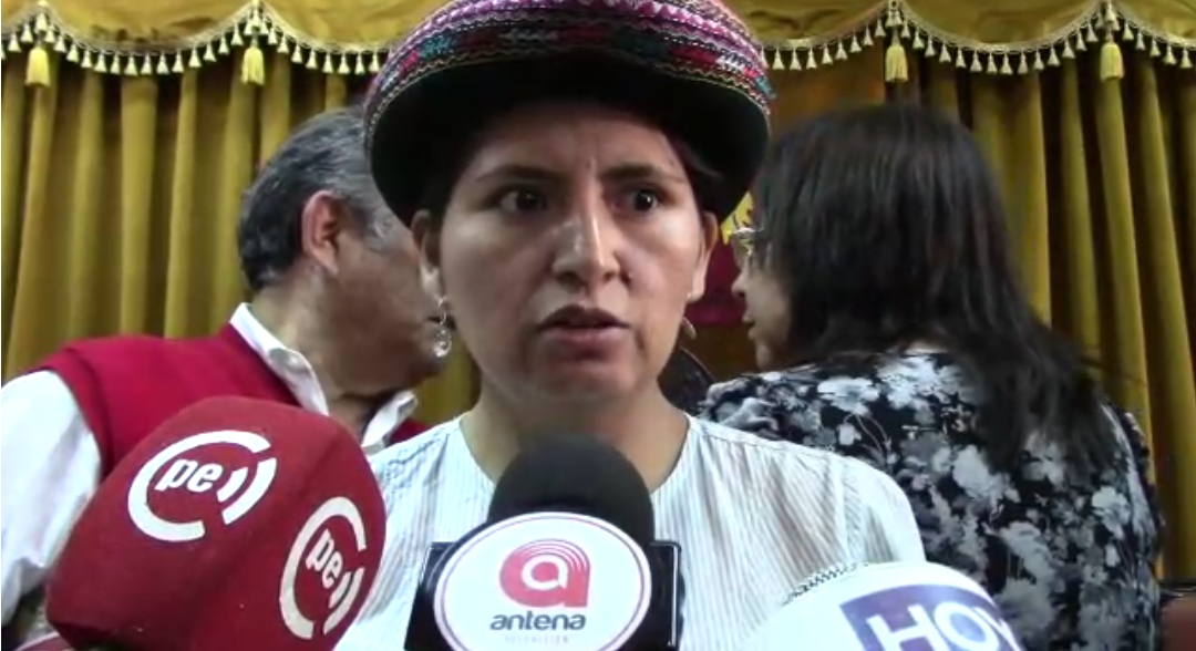 Congresista Pariona pedirá el desafuero de Moisés Mamani por denuncia de tocamientos