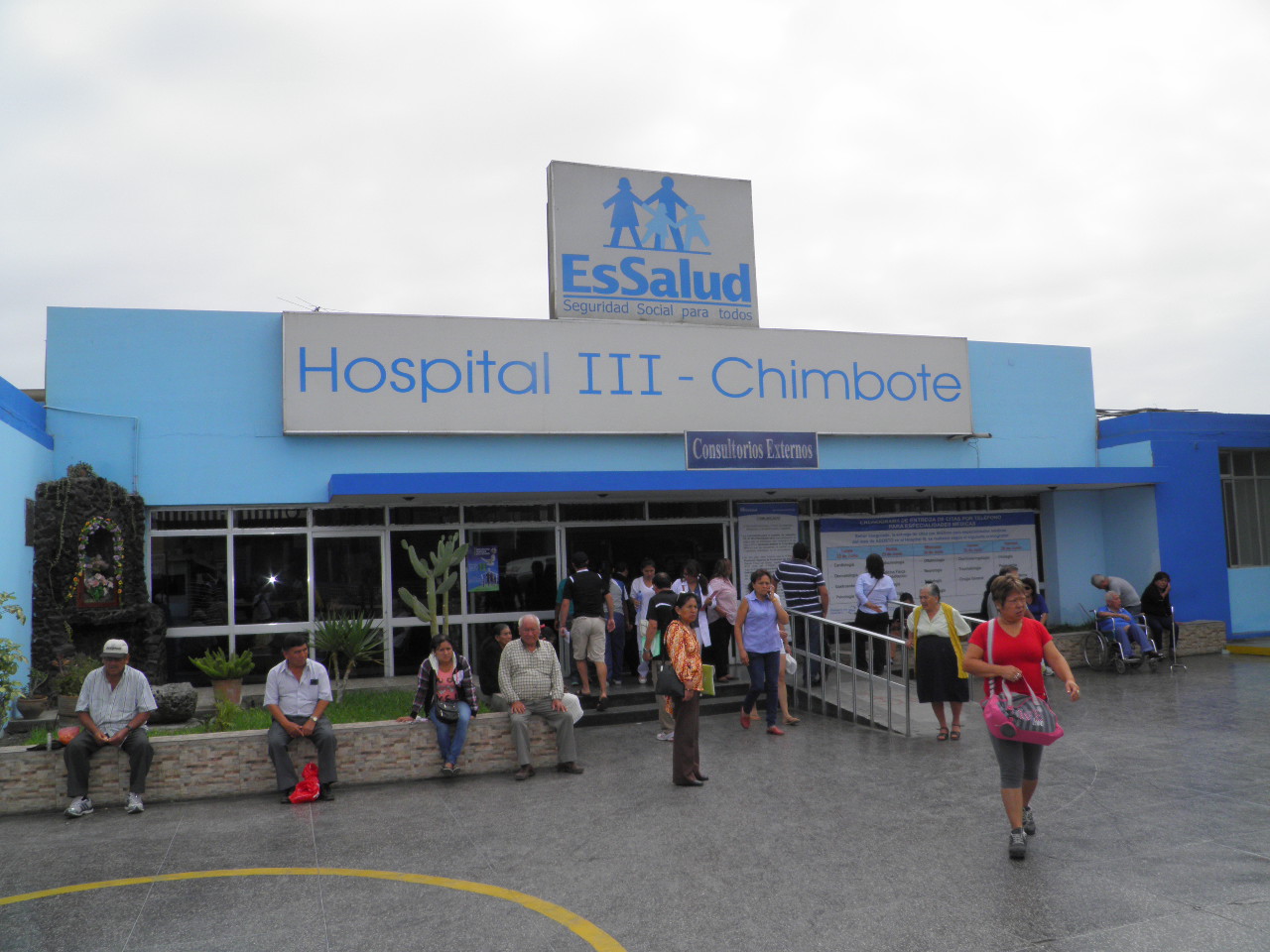 Chimbote: Unas 120 citas quedaron reprogramadas por paro de médicos en EsSalud III