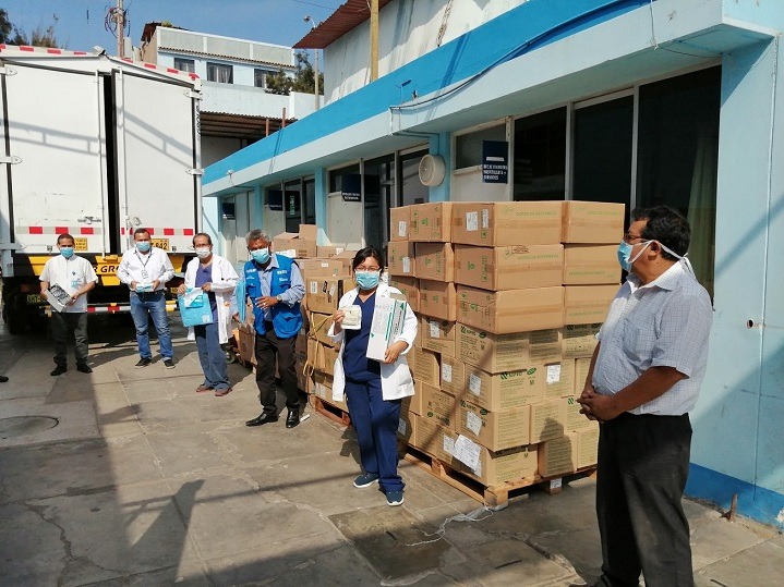 EsSalud Áncash recibe material de protección para su personal