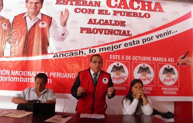 Jurado Electoral Especial del Santa determinó falta a candidato Esteban Cacha