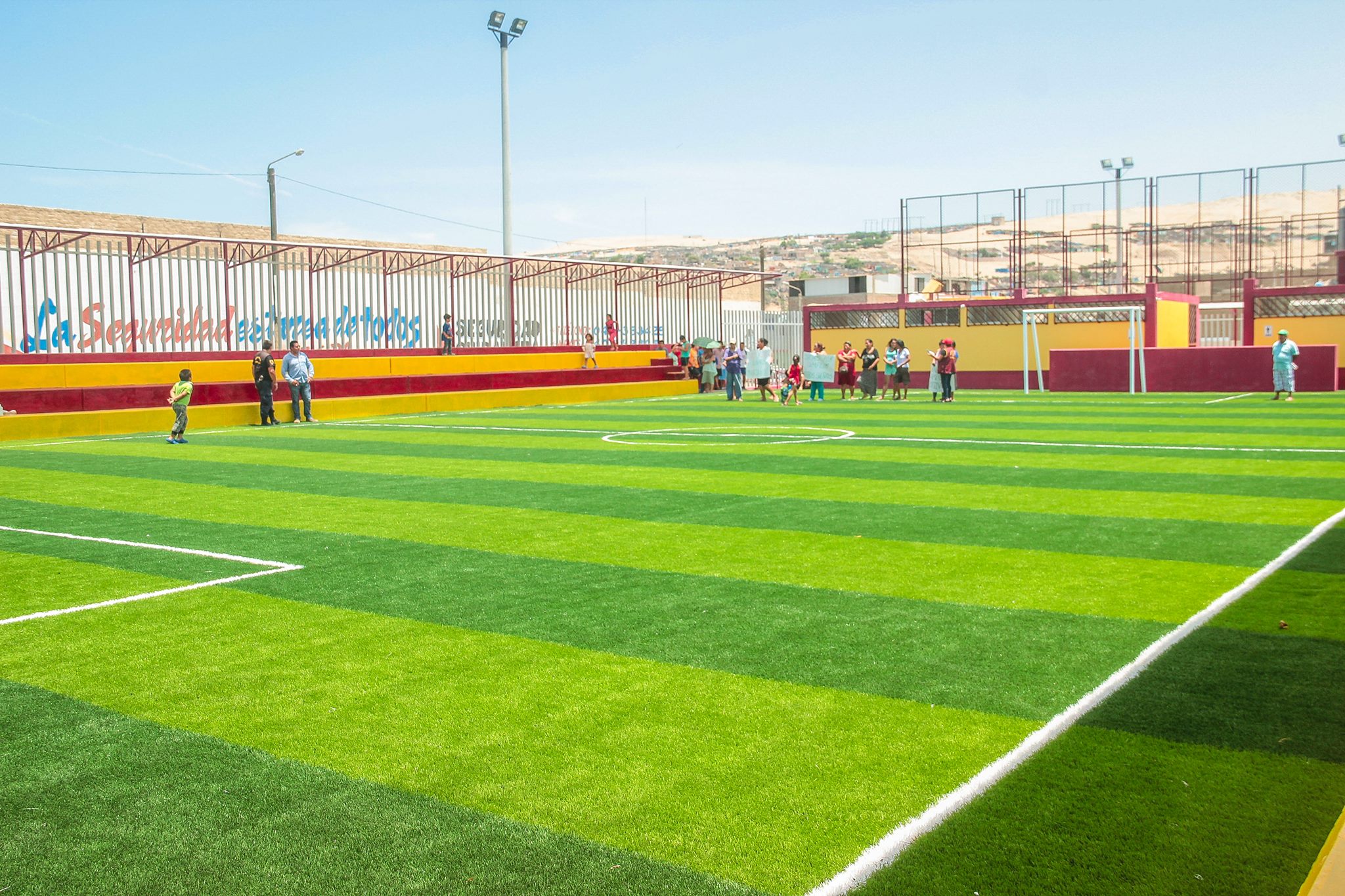 Municipalidad pronto entregará obra terminada del complejo deportivo en La Esperanza Baja
