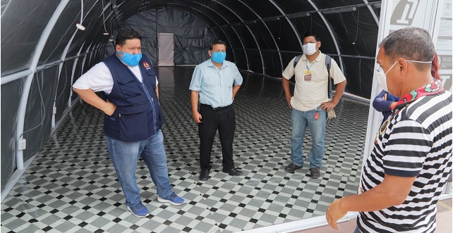 Acondicionan ambientes en estadio de Chimbote para acoger pacientes sintomáticos y asintomáticos de Covid-19