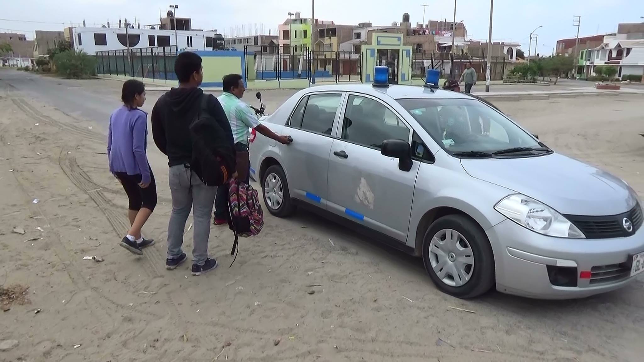 Nuevo Chimbote: dos escolares fueron descubiertos deambulando por parque